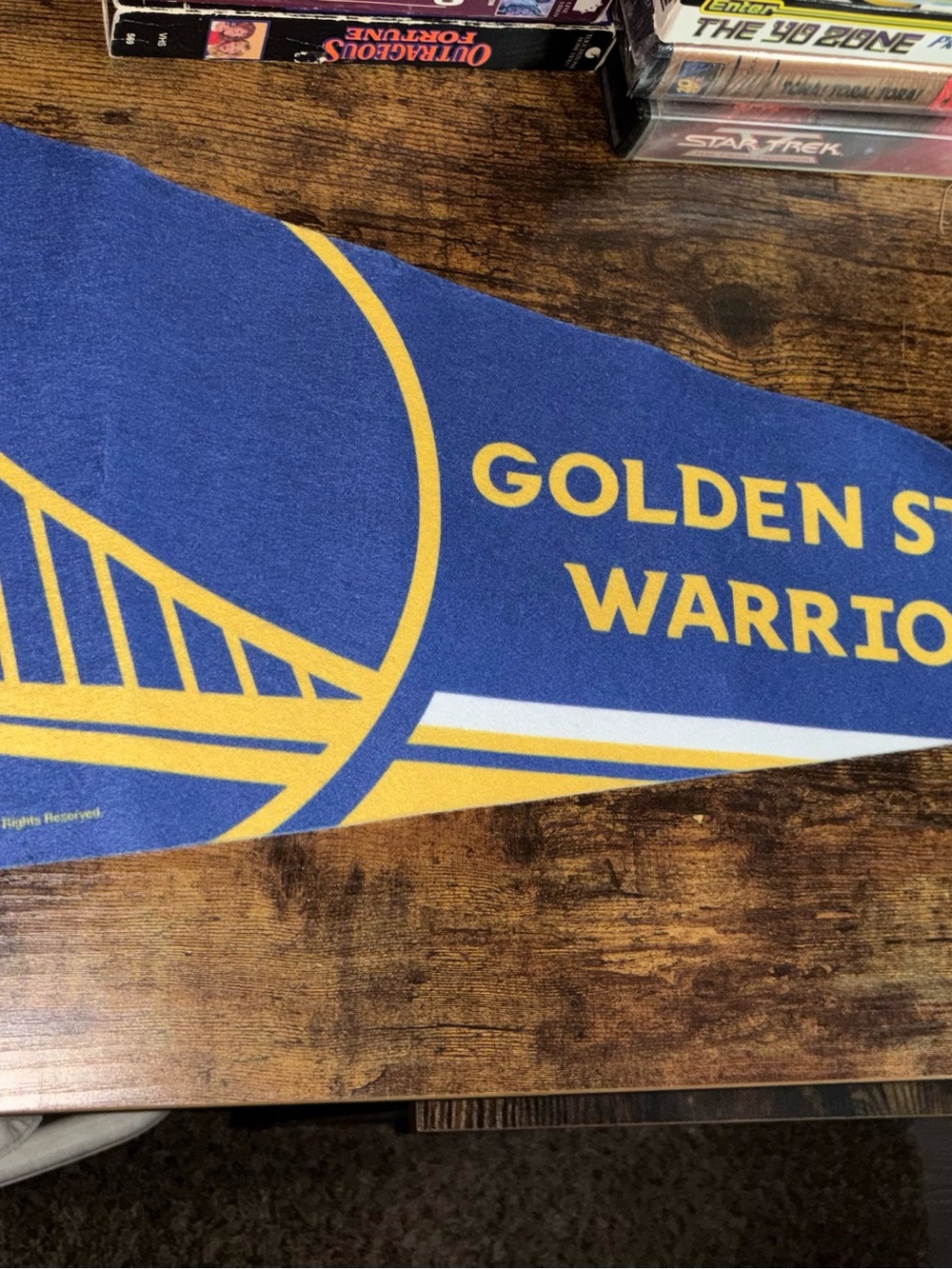 Golden State Warriors Pennant - Blue & Yellow